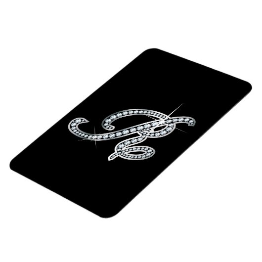 R script "Diamond Bling" Magneet (Linkerzijde)