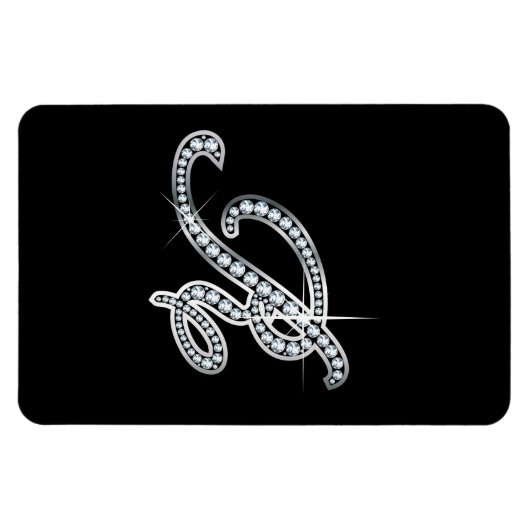 R script "Diamond Bling" Magneet (Horizontaal)
