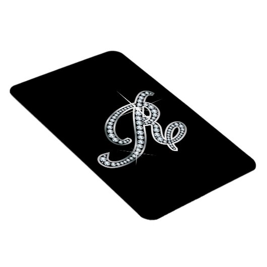 R script "Diamond Bling" Magneet (Rechterzijde)