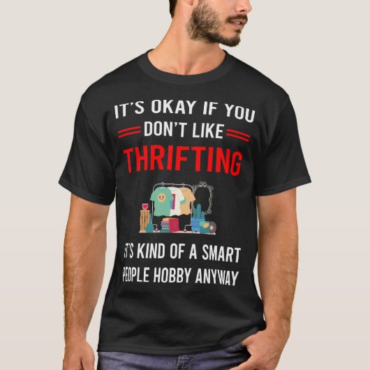 R Slimme mensen die op drift raken T-shirt (Voorkant)