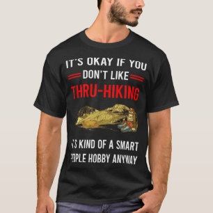 R Slimme mensen door middel van wandelen Wandelaar T-shirt