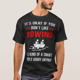 R Slimme Mensen Roeien Roeier T-shirt