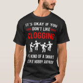 R Slimme Mensen Verstoppen Clogger T-shirt (Voorkant)