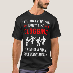R Slimme Mensen Verstoppen Clogger T-shirt