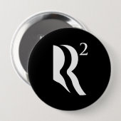 R SQUARED - ROMNEY RYAN 12 -.png Ronde Button 4,0 Cm (Voorkant /achterkant)