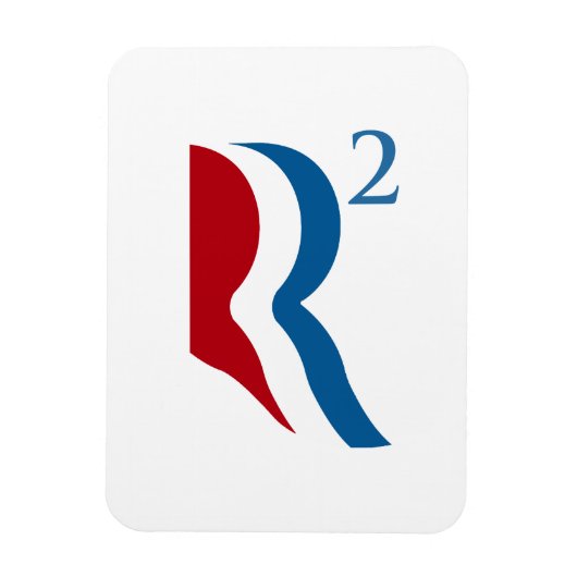 R SQUARED - ROMNEY RYAN 2012.png Magneet (Verticaal)