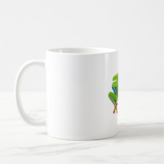 R staat voor Red Eyed Tree Frog Koffiemok (Links)