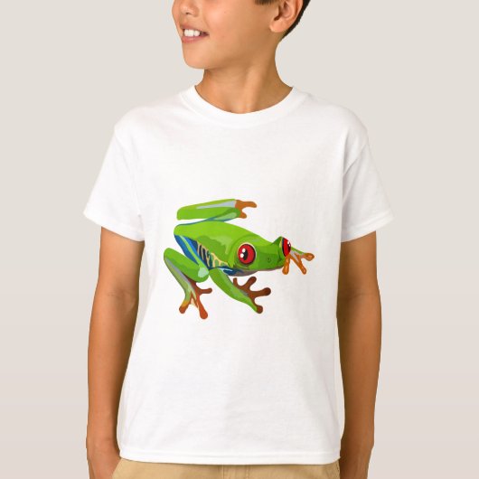 R staat voor Red Eyed Tree Frog T-shirt (Voorkant)