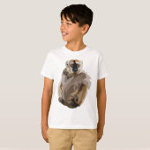 R staat voor Red Fronted Brown Lemur T-shirt (Voorkant volledig)