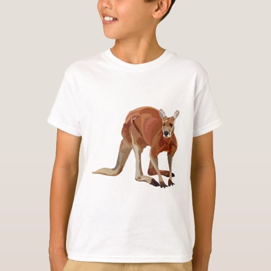 R staat voor Red Kangaroo T-shirt (Voorkant)