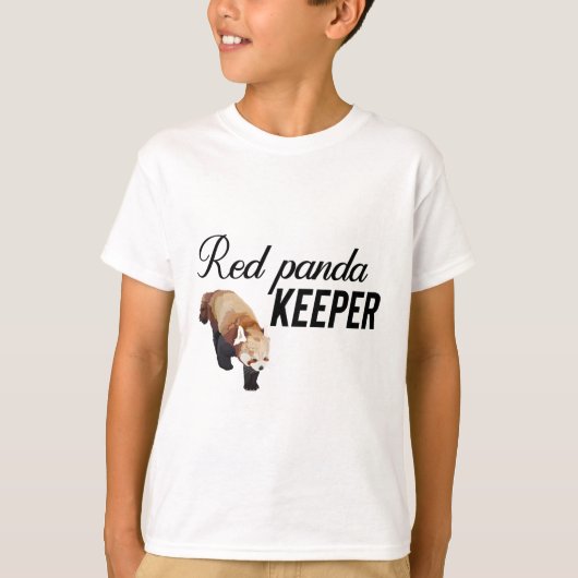 R staat voor Red Panda Keeper T-shirt (Voorkant)