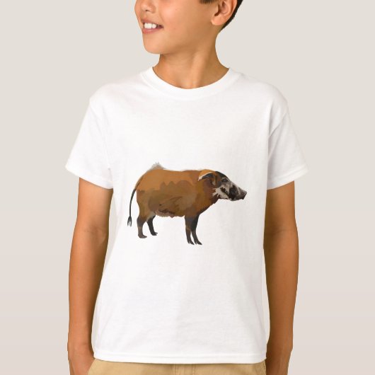 R staat voor Red River Hog T-shirt (Voorkant)
