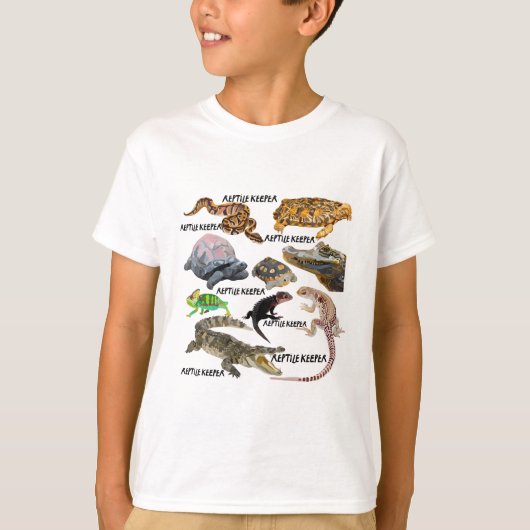 R staat voor Reptile Keeper T-shirt (Voorkant)