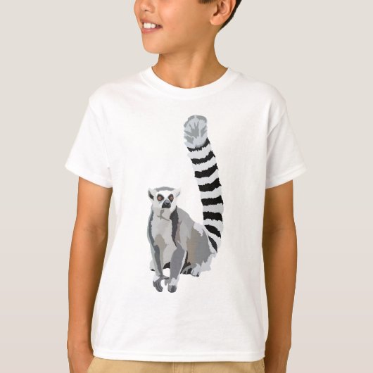 R staat voor Ring-tailed LemurRing-tailed Lemur Il T-shirt (Voorkant)