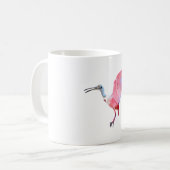 R staat voor Roseate Spoonbill Koffiemok (Voorkant links)