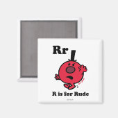 R staat voor Rude Magneet (Voorkant / Achterkant)