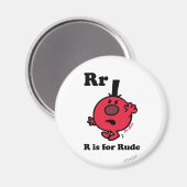 R staat voor Rude Magneet (Voorkant / Achterkant)