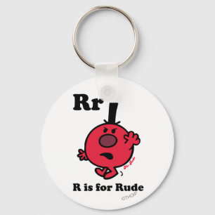R staat voor Rude Sleutelhanger