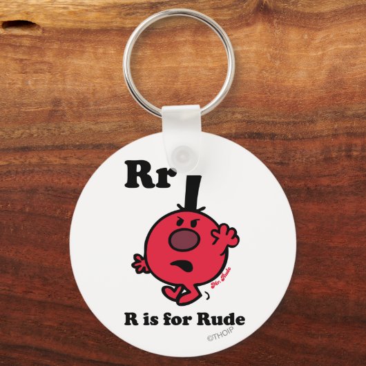 R staat voor Rude Sleutelhanger (Voorkant)