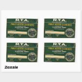 R.T.A. Openbaar Toegang Sticker (Vel)