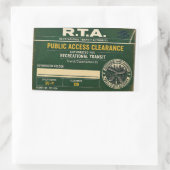 R.T.A. Openbaar Toegang Sticker (Tas)