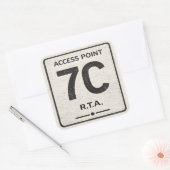R.T.A. toegangspunt 7C infrastructuur sticker (Envelop)