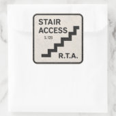 R.T.A. Trap S12B Toegangs infrastructuur sticker (Tas)