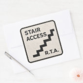 R.T.A. Trap Toegang Infrastructuur Sticker (Envelop)