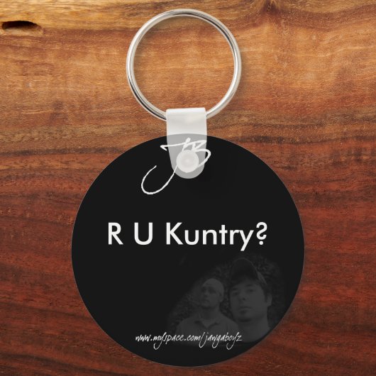 R U Kuntry? sleutelhanger (Voorkant)