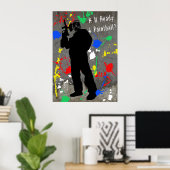 R U Ready 4 Paintball? Poster (Thuiskantoor)