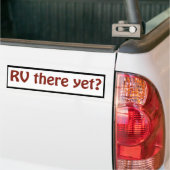 R V er al? Bumpersticker (Op Truck)