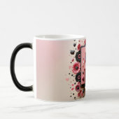 R Valentine Alphabet 3D Magische Mok (Links)