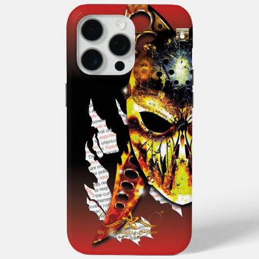 R. van H. Ripper van Halloween Case-Mate iPhone Case (Achterkant)