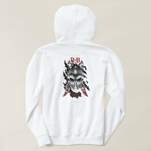 R. van H. Ripper van Halloween Hoodie (Design achterkant)