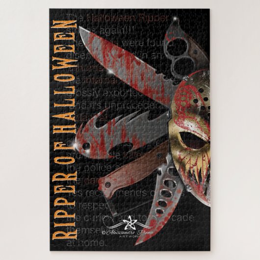 R. van H. Ripper van Halloween Legpuzzel (Verticaal)