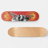 R. van H. Ripper van Halloween Persoonlijk Skateboard (Horizontaal)