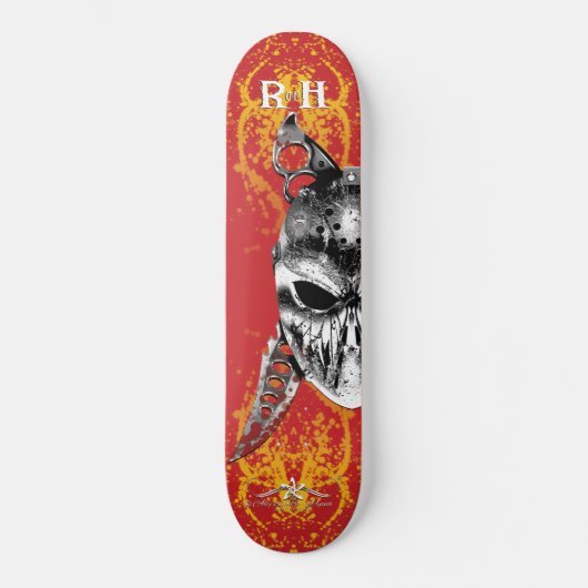 R. van H. Ripper van Halloween Persoonlijk Skateboard (Voorkant)