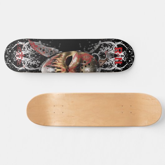R. van H. Ripper van Halloween Persoonlijk Skateboard (Horizontaal)