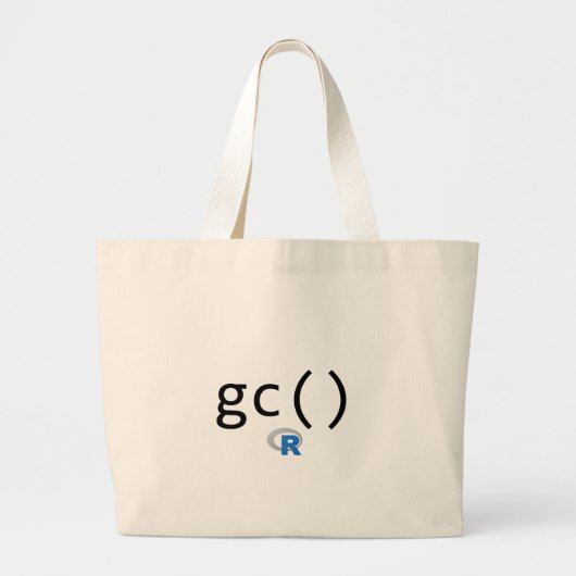 R Vuilnisman Grote Tote Bag (Voorkant)