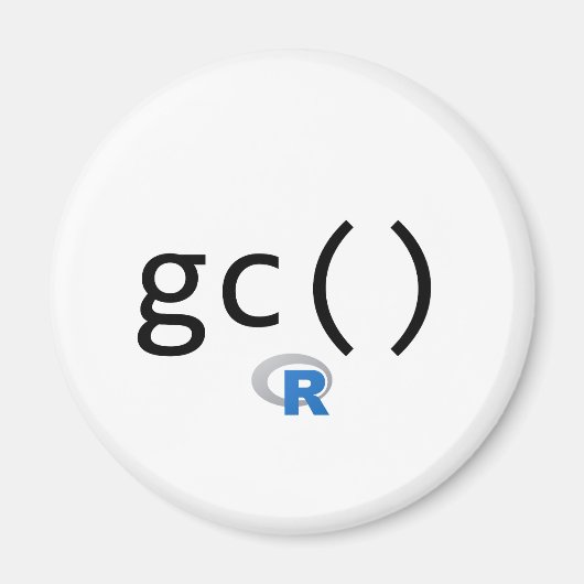 R Vuilnisman Magneet (Voorkant)