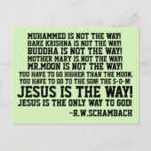 R.W.SCHAMBACH QUOTES, MOEDERMARY IS NIET DE MANIER BRIEFKAART (Voorkant)
