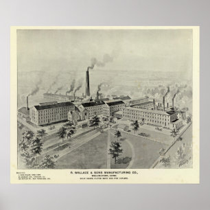 R Wallace en Sons Mfg Co. Poster