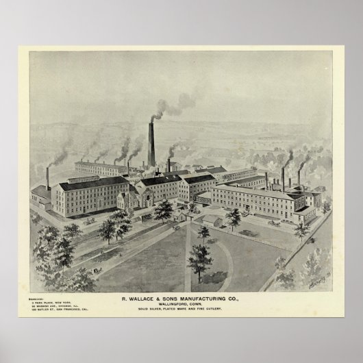 R Wallace en Sons Mfg Co. Poster (Voorkant)