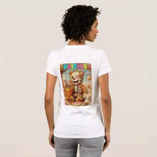 RA1DER5: De "Sugar Rush Skeleton" Retro Grafische T-shirt