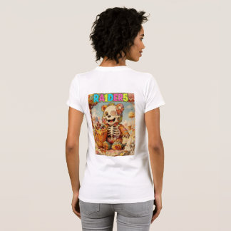 RA1DER5: De "Sugar Rush Skeleton" Retro Grafische  T-shirt