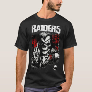 RA1DER5: Het "Anarchy" Punk-Skeletor Grafische T-s T-shirt