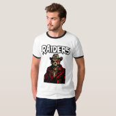 RA1DER5: Het Cyber-Vaquero Grafische T-shirt (Voorkant volledig)