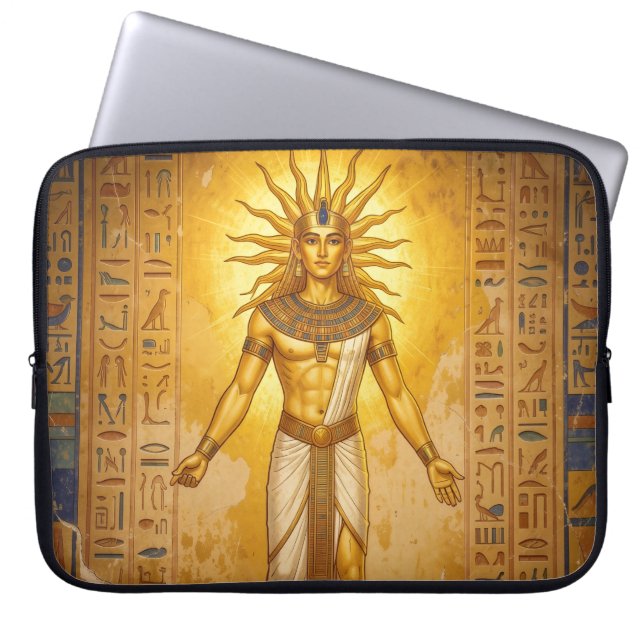 Ra – Ägyptischer Sonnengott´2 Laptop Sleeve (Voorkant)