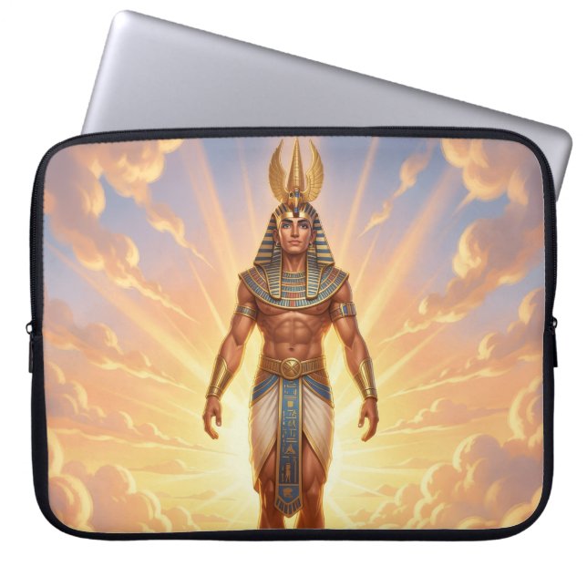 Ra – Ägyptischer Sonnengott´4 Laptop Sleeve (Voorkant)