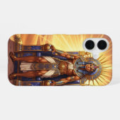 Ra – Ägyptischer Sonnengott iPhone 16 Hoesje (Achterkant horizontaal)